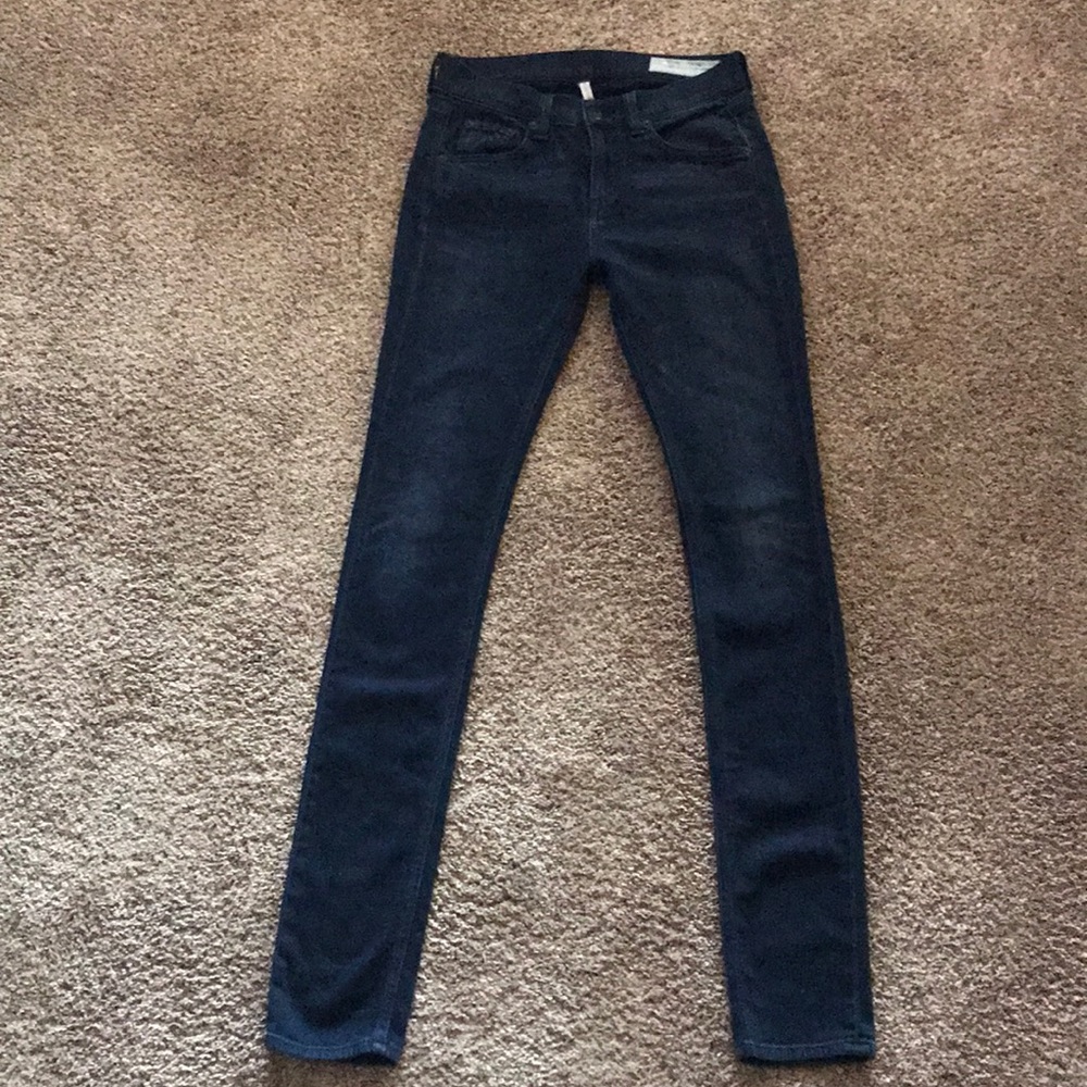Rag & Bone Woman’s High Rise Blue Jeans Sz 24 x 32